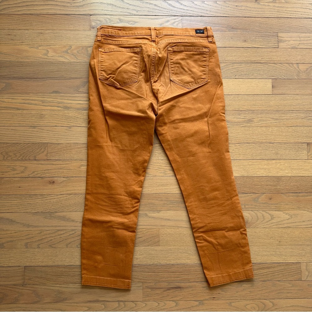 Angry Rabbit Burnt Orange Cropped Jeans Size 31/13 - Picture 5 of 9
